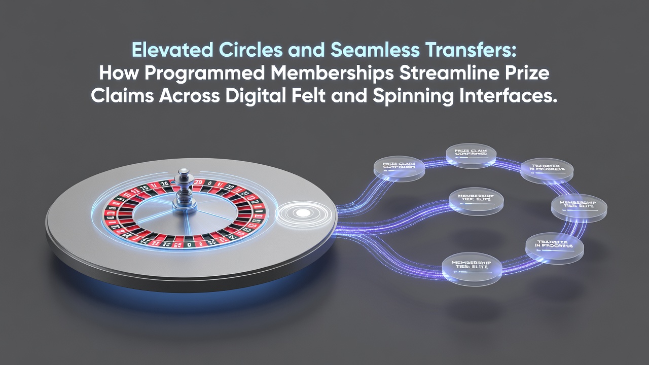 Digital gaming dashboard displaying tiered membership levels with automated prize verification across slot and table interfaces