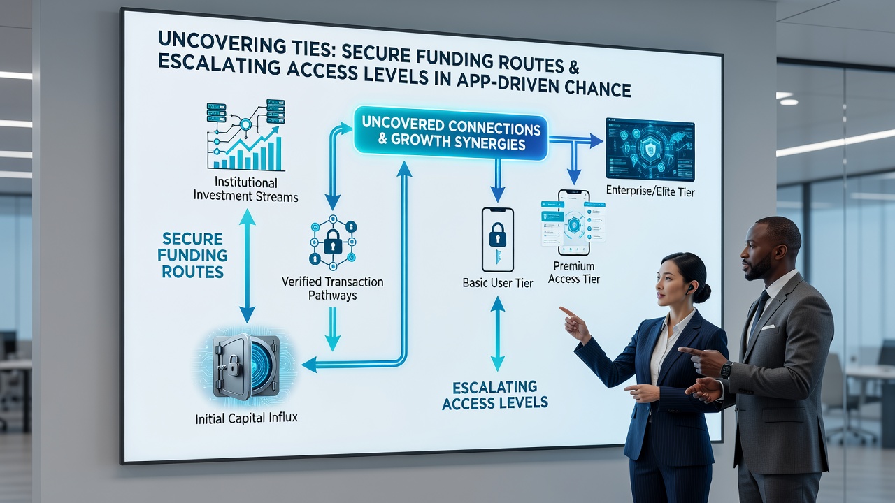 Mobile app dashboard displaying escalating membership tiers linked to funding verification status
